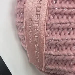 Kurt Geiger | Accessories | Kurt Geiger Sparkling Pink Knit 